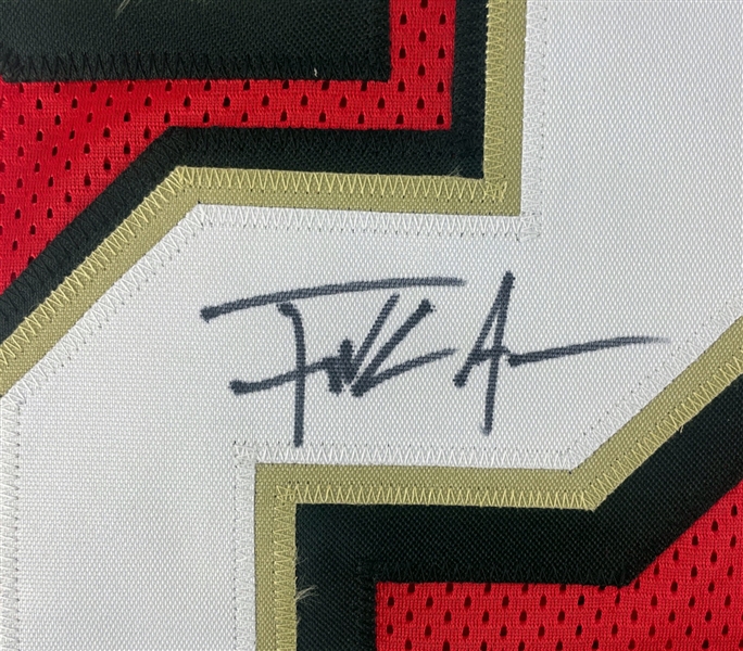 Frank Gore Authentic Signed Red Pro Style Jersey Autographed (Beckett/BAS)