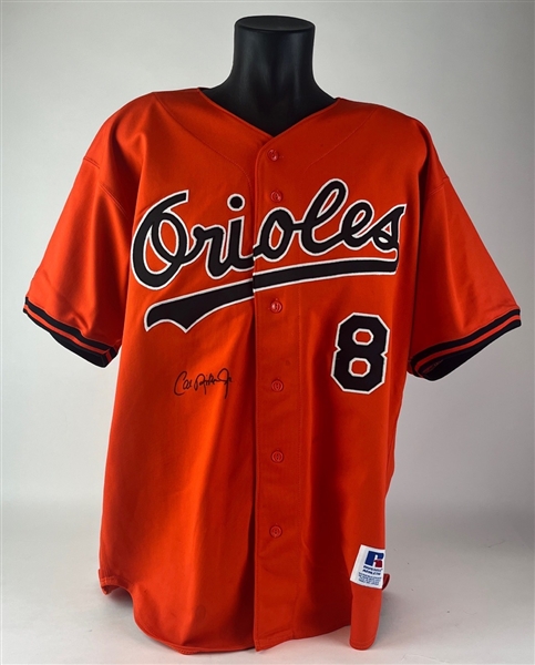 Cal Ripken Jr Signed Baltimore Orioles Jersey (JSA Sticker Only)