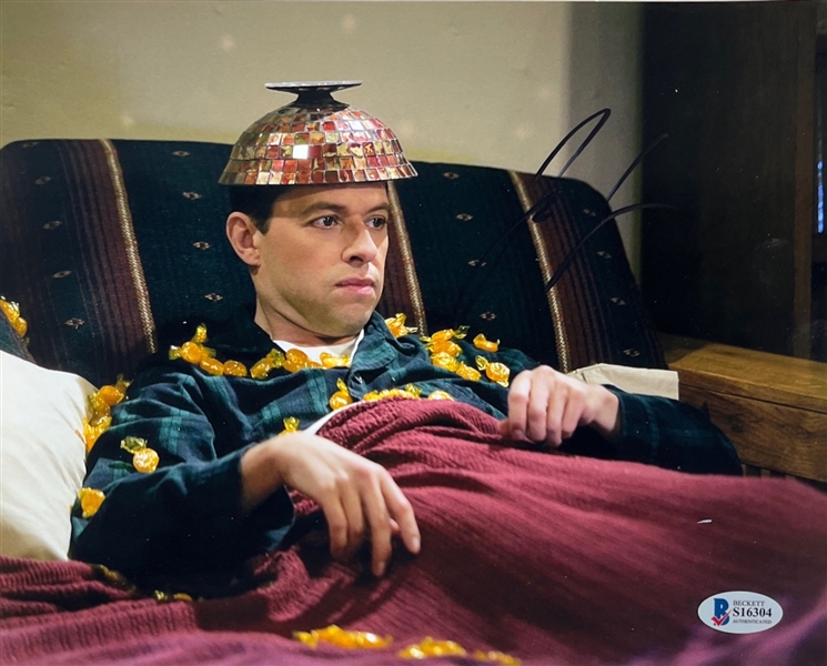 Jon Cryer Signed 8 x 10 Two and a Half Men Photo (Beckett/BAS)