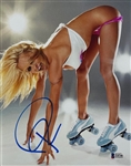 Lot of 2 Pamela Anderson Signed 8" x 10" Photos (Beckett/BAS)