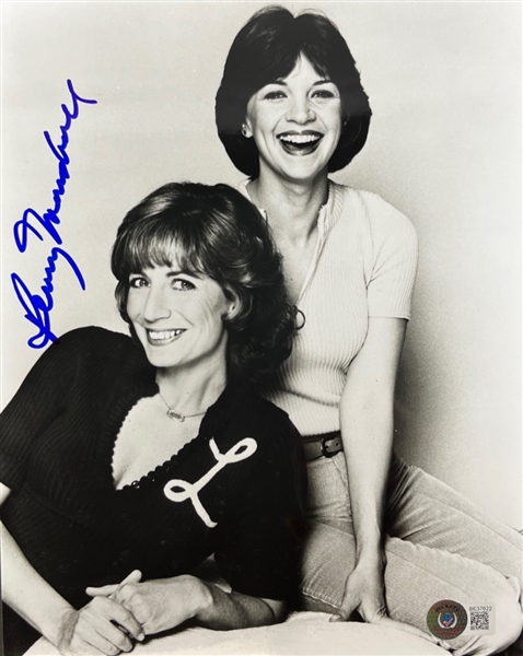 Penny Marshall Signed 8 x 10 B&W Photo (Beckett/BAS)