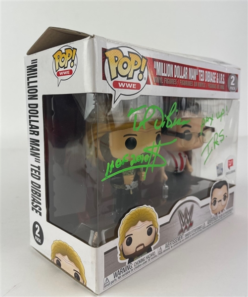 WWE : Ted DiBiase & IRS Signed Funko Pop (JSA)