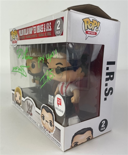 WWE : Ted DiBiase & IRS Signed Funko Pop (JSA)