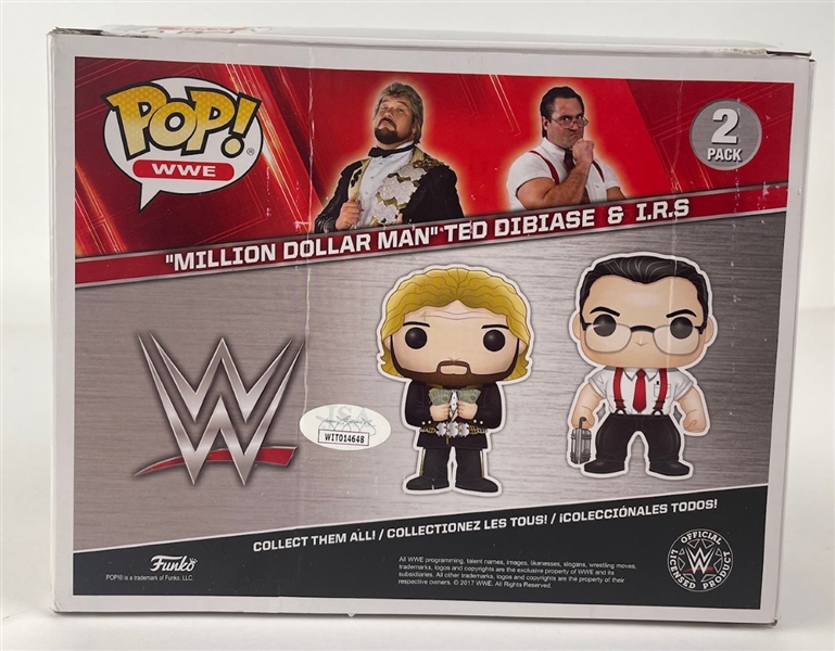 WWE : Ted DiBiase & IRS Signed Funko Pop (JSA)