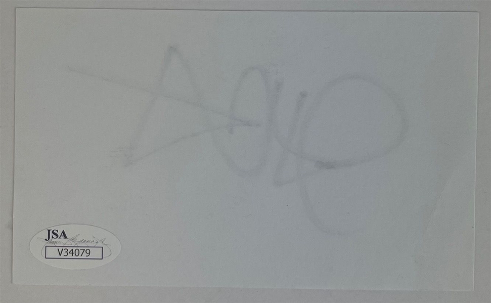 John Carpenter Signed Index Card (JSA)