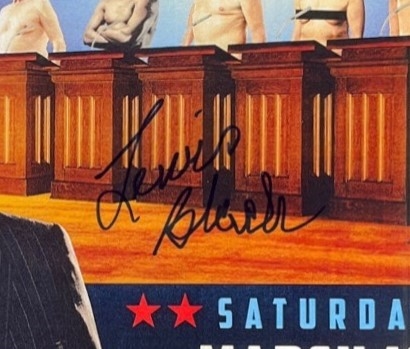 Lewis Black Signed 11 x 17 'The Naked Truth' Tour Mini Poster (Beckett/BAS)