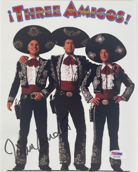 The Three Amigos: John Landis Signed Photograph (PSA/DNA)