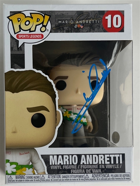 Mario Andretti Signed Sports Legends Funko Pop (JSA COA)