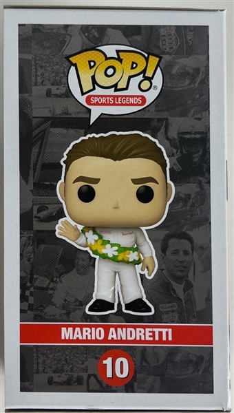 Mario Andretti Signed Sports Legends Funko Pop (JSA COA)