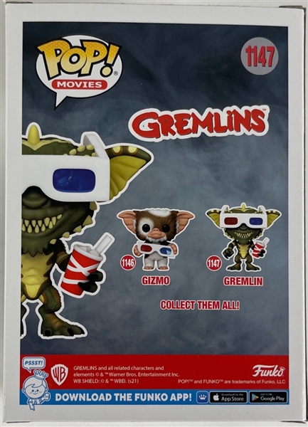 Gremlins: Joe Dante Signed Gremlin Funko Pop (Beckett/BAS)