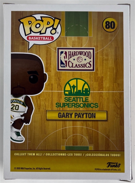 Gary Payton Signed Seattle Supersonics Funko Pop (Beckett/BAS)