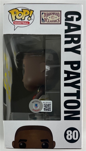 Gary Payton Signed Seattle Supersonics Funko Pop (Beckett/BAS)