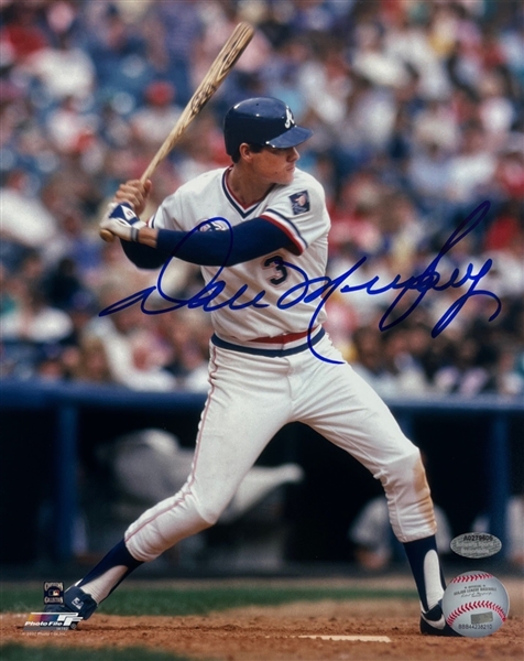 Dale Murphy Signed 8 x 10 Photograph (Schwartz Sports)