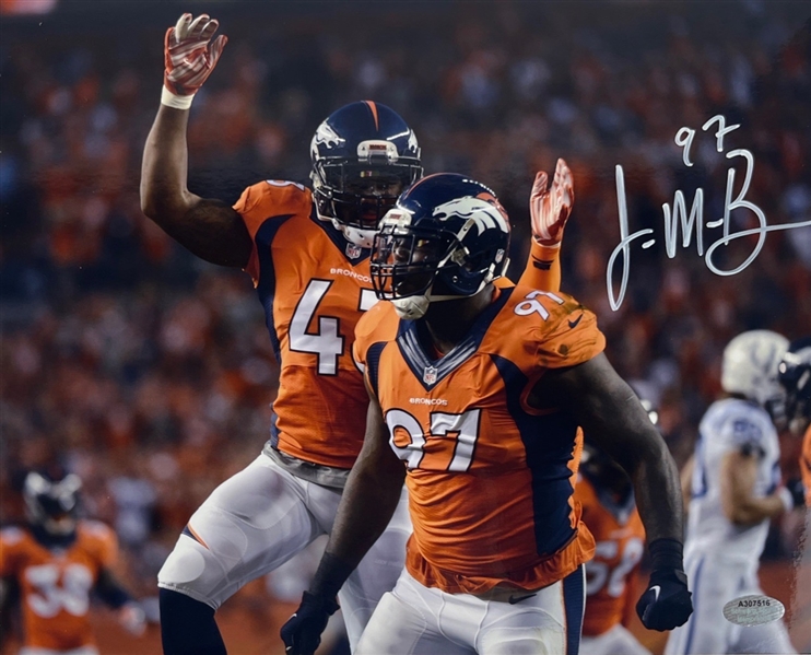 Malik Jackson Signed 8" x 10" Photograph (Schwartz Sports)