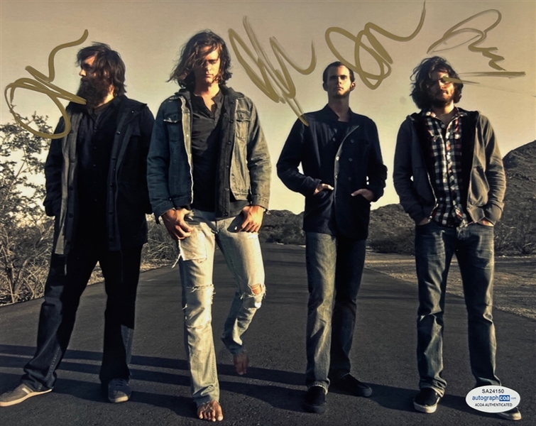 Kongos; Group Signed 8 x 10 Photo (ACOA)