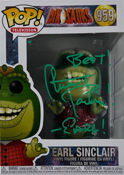 Dinosaurs: Stuart Pankin Signed Earl Sinclair Funko Pop #959 (JSA)