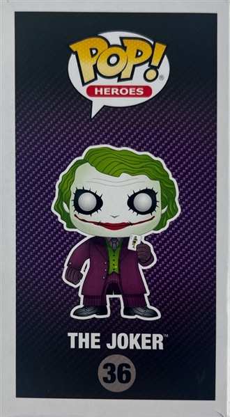 The Dark Knight: Aaron Eckhart Signed 'The Joker' Funko Pop #36 (JSA)