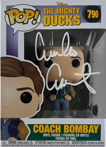 The Mighty Ducks: Emilio Estevez Signed Coach Bombay Funko Pop #790 (Beckett/BAS)