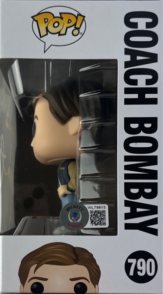 The Mighty Ducks: Emilio Estevez Signed Coach Bombay Funko Pop #790 (Beckett/BAS)