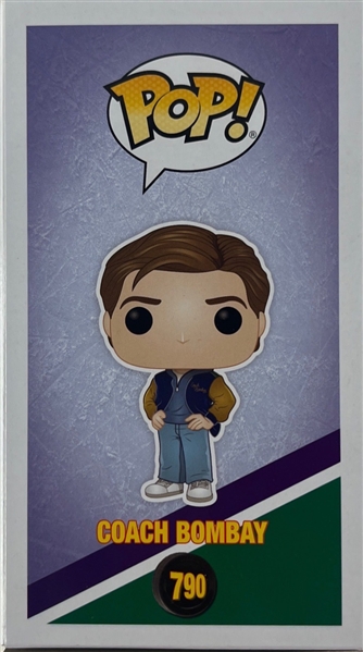 The Mighty Ducks: Emilio Estevez Signed Coach Bombay Funko Pop #790 (Beckett/BAS)