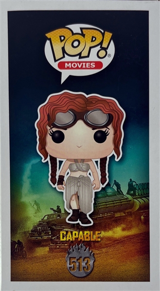 Mad Max: Riley Keough Signed Capable Funko Pop #513 (JSA COA)