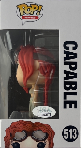 Mad Max: Riley Keough Signed Capable Funko Pop #513 (JSA COA)