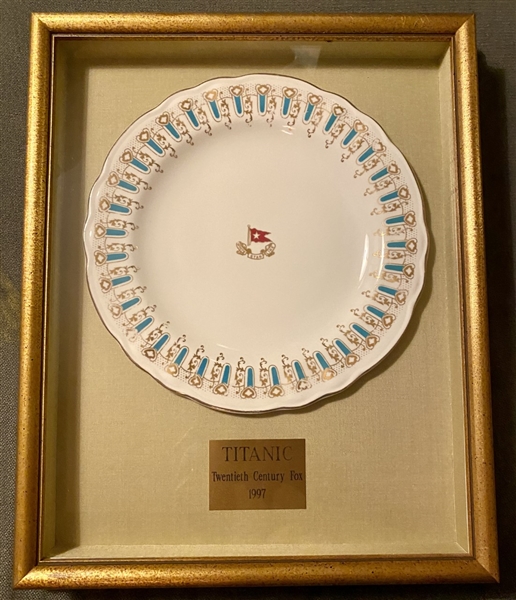 Exquisite Titanic (1997) Screen Used First Class Dining Plate