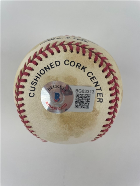 Ozzie Smith Signed ONL Baseball (Beckett/BAS)