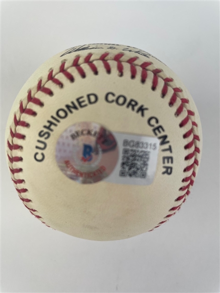 Duke Snider Signed ONL Baseball (Beckett/BAS)