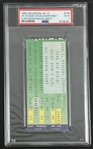 Original US 1985 Live Aid Ticket Stub @ JFK Stadium w/ Performers Dylan, Jagger, Santana, & More! (PSA/DNA Encapsulated)