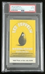 Led Zeppelin Original 1969 Concert Ticket @ Fillmore West (PSA/DNA Encapsulated)