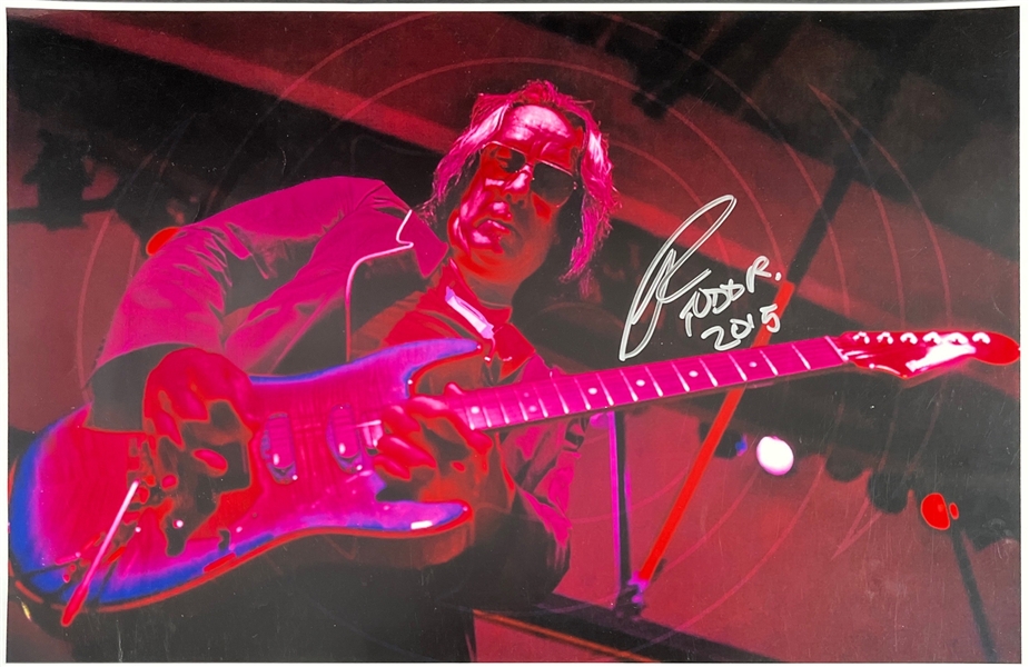 Todd Rundgren Signed Color Photograph (Third Party Guaranteed)