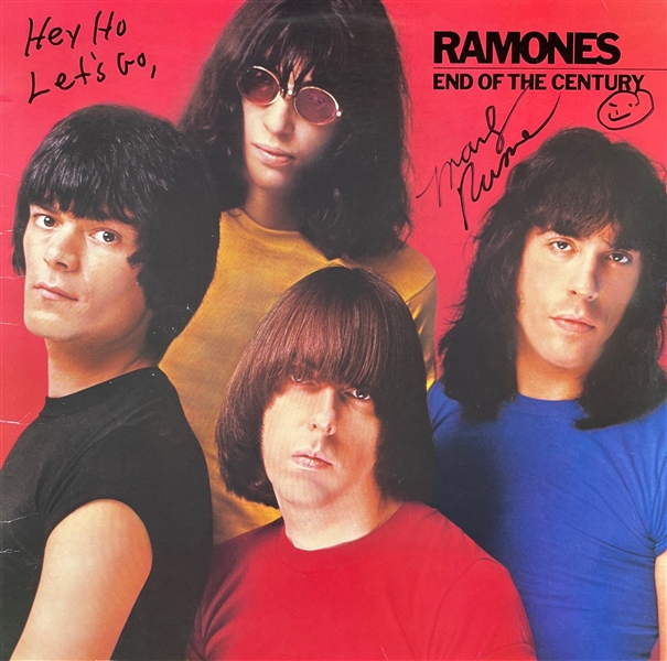 Ramones: Lot of 2 Marky Ramone Signed Album Covers (Third Party Guaranteed)