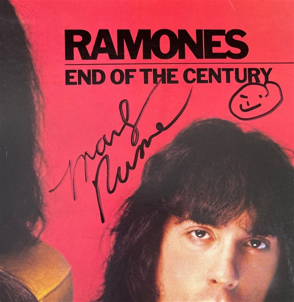 Ramones: Lot of 2 Marky Ramone Signed Album Covers (Third Party Guaranteed)