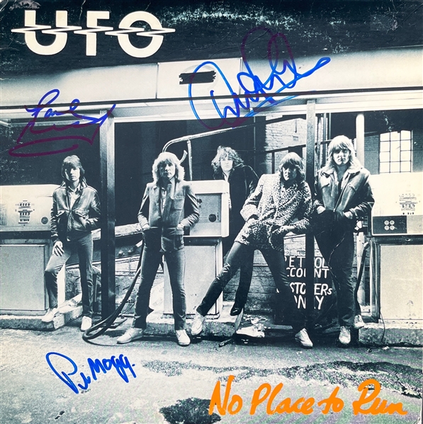 UFO: Lot of 2 Multi-Signed Album Covers (3 Sigs EA.)(Third Party Guaranteed)