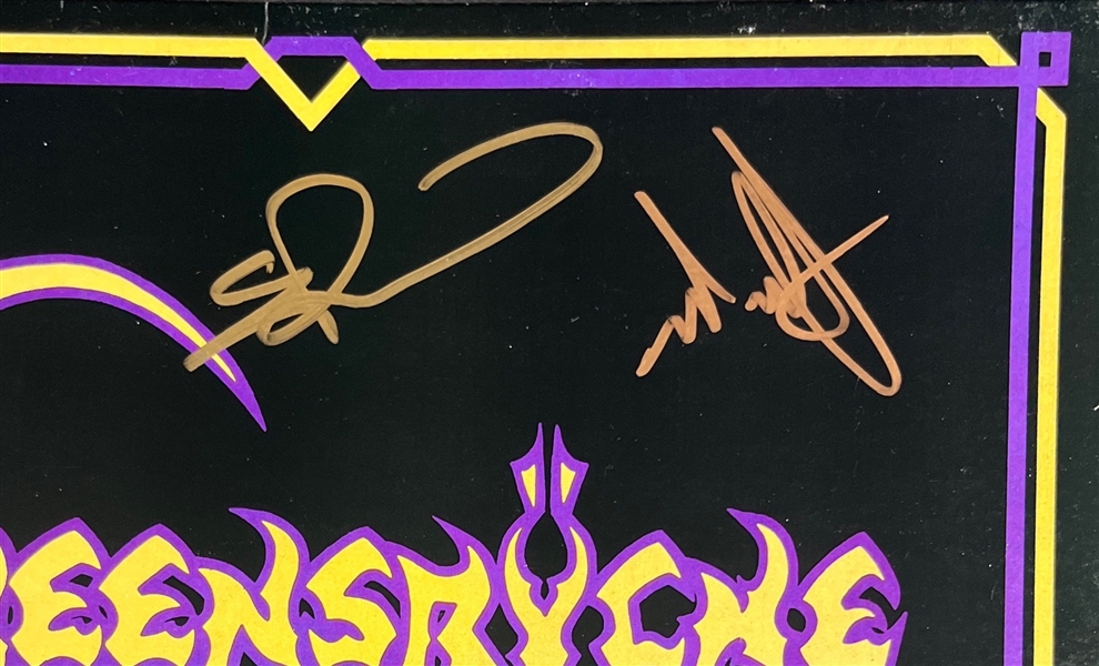 Queensryche: Lot of 2 Group Signed Album Covers (4 Sigs EA.)(Third Party Guaranteed)