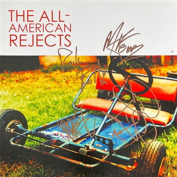 All American Rejects: Multi-Signed Album Cover (3 Sigs)(Third Party Guaranteed)