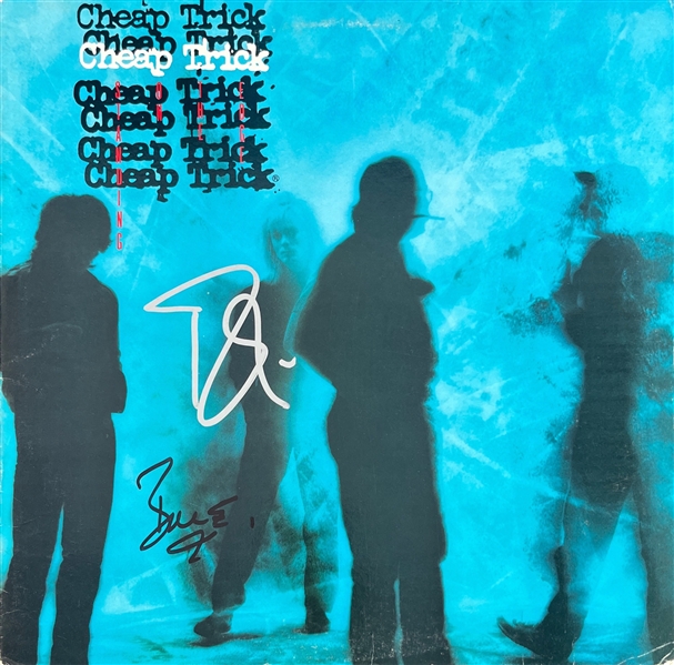 Cheap Trick: Bun E. Carlos & Robin Zander Signed Album Cover (Third Party Guaranteed)