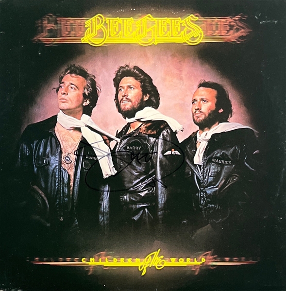 Bee Gees: Barry Gibb Signed Album Cover (Third Party Guaranteed)