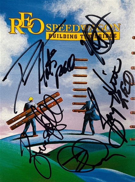 REO Speedwagon: Group Dual-Signed CD Insert & Disc (Beckett/BAS)