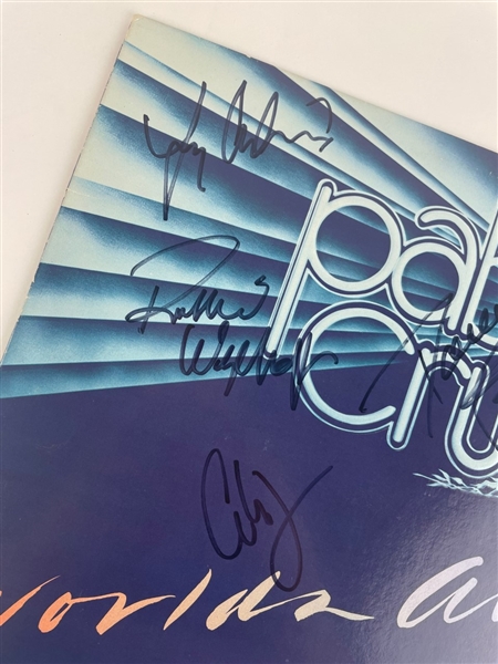PABLO CRUISE Group Signed Worlds Away Album (5/Sigs) (Beckett/BAS)