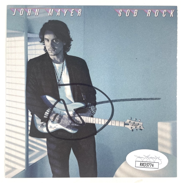John Mayer Signed Sob Rock CD Insert (JSA)