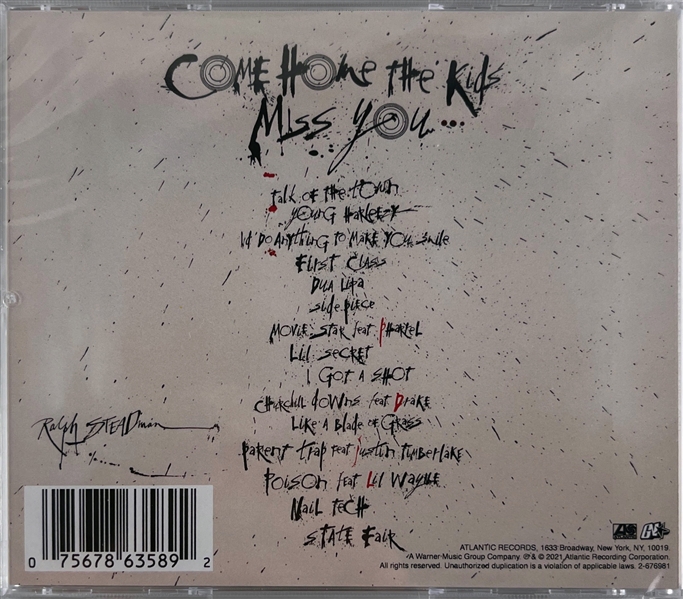 Jack Harlow Signed & Sealed CD Insert (Third Party Guaranteed)