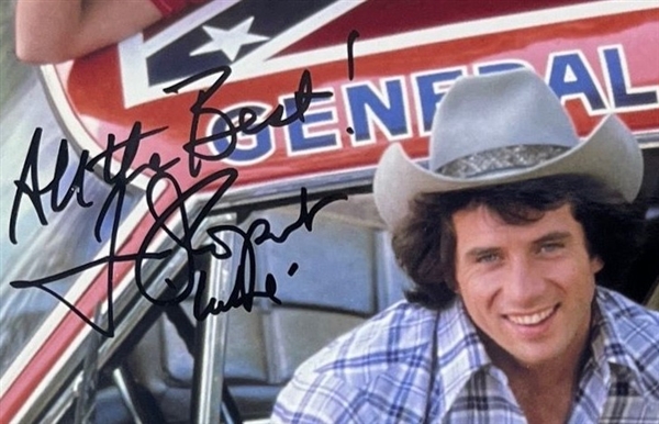 Dukes of Hazzard: Cast Signed Photograph - Signatures Include: Bach, Wopat, and Schneider (Beckett/BAS)