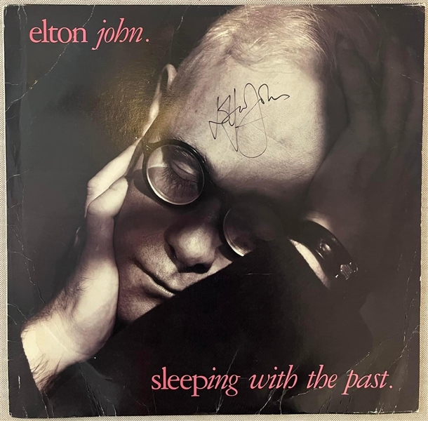 Elton John Signed “Sleeping With the Past” Album Record (Third Party Guaranteed)