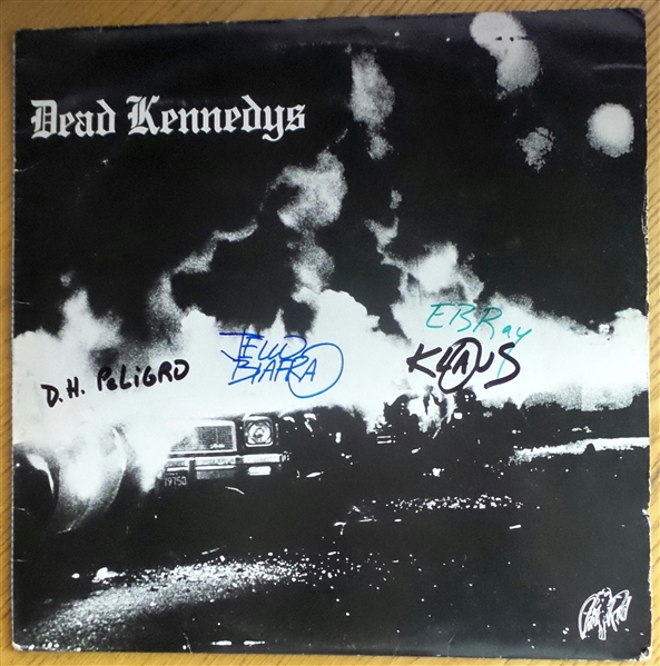Dead Kennedys Group Signed “Fresh Fruit for Rotting Vegetables” 12 Vinyl (4 Sigs) (Roger Epperson/REAL LOA)