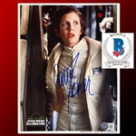 Star Wars: Carrie Fisher 8” x 10” Signed Celebration 2015 Photo from “The Empire Strikes Back” (Beckett / BAS LOA)