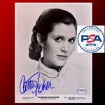Star Wars: Carrie Fisher 8” x 10” Signed Promo Photo from “The Empire Strikes Back” (PSA / DNA LOA)