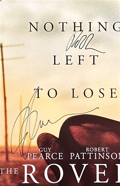 The Rover: Multi-Signed 27” x 40” Full-sized Poster w/ Pattinson, Pearce, & Michod (Third Party Guaranteed)