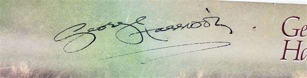 The Beatles: George Harrison Double Signed Self-Titled Solo Album (Beckett/BAS & Tracks UK LOAs)